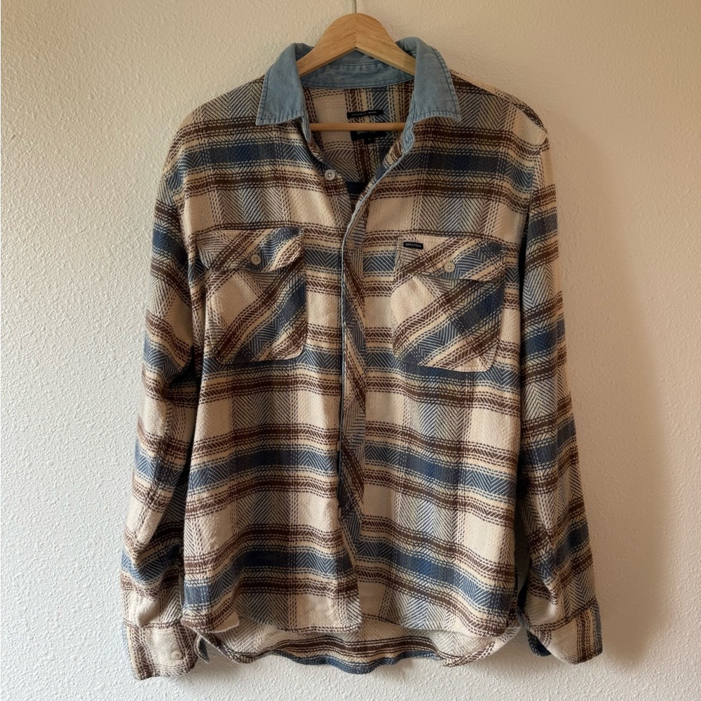 Brixton Men's Bowery Flannel Stretch Shirt